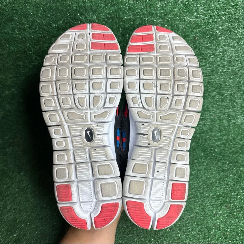 Nike Free Run 2 Blue Red‎ Running Shoes Sneakers Womens Size 8.5 (7Y)
